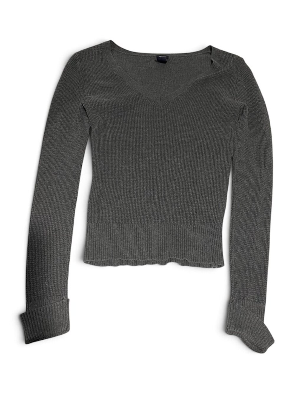 Gap V-Neck sweater Women's Gray gapstretch Size XS